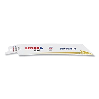 LENOX Lenox 21072624GR Gold Power Arc Recip Blade 6 x 3/4 x 0.035 24TPI 5/PK