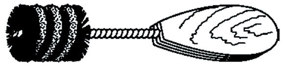 MILL-ROSE 94010 CONDENSER CLEANING BRUSHES