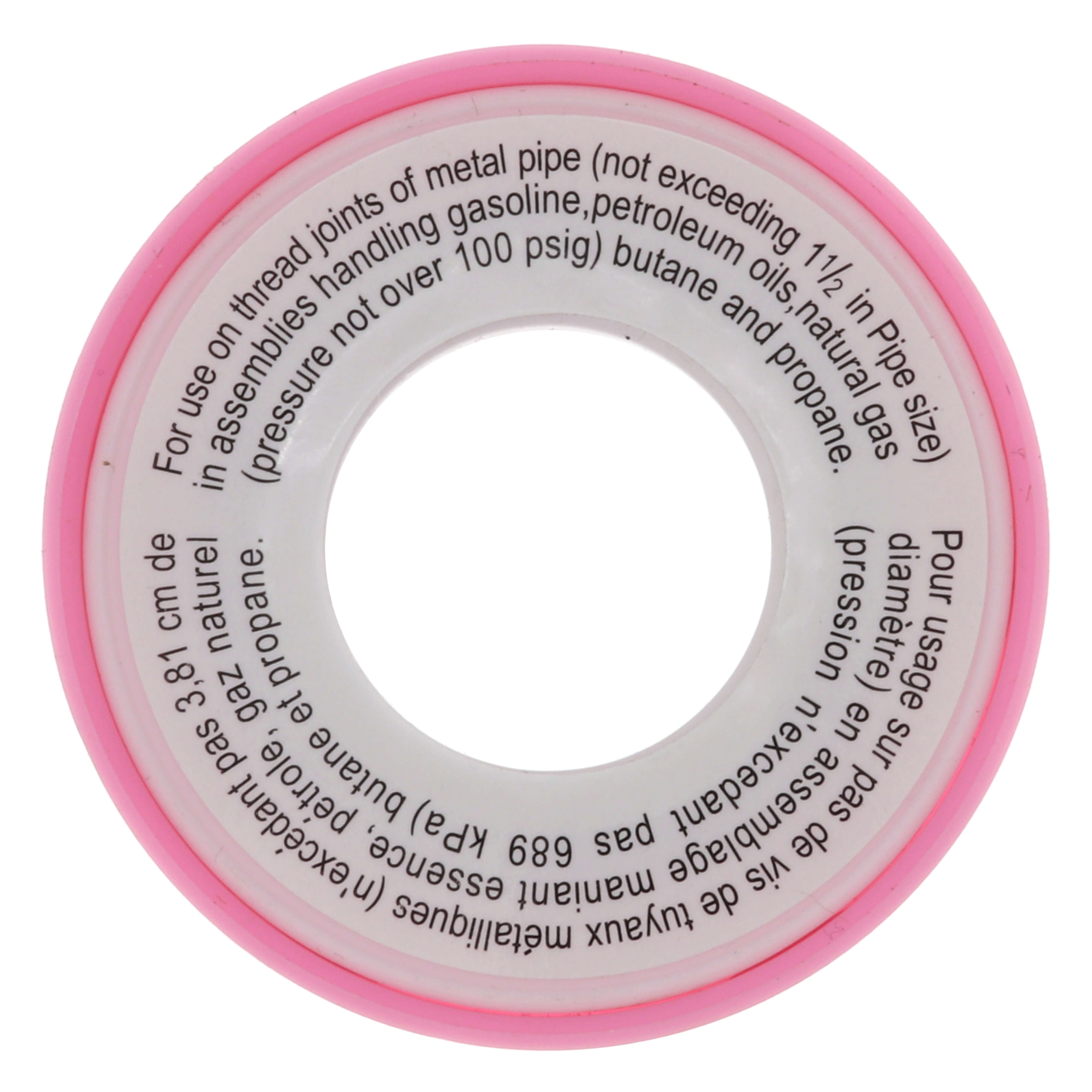 OATEY Oatey 31402D Thread Seal Tape, 260 in L x 1/2 in W x 0.0027 to 0.0037 in Thk, 10000 psi