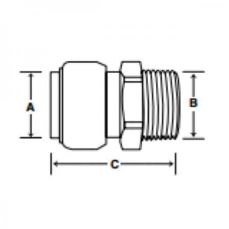 SHARKBITE U070LF PIPE FITTINGS