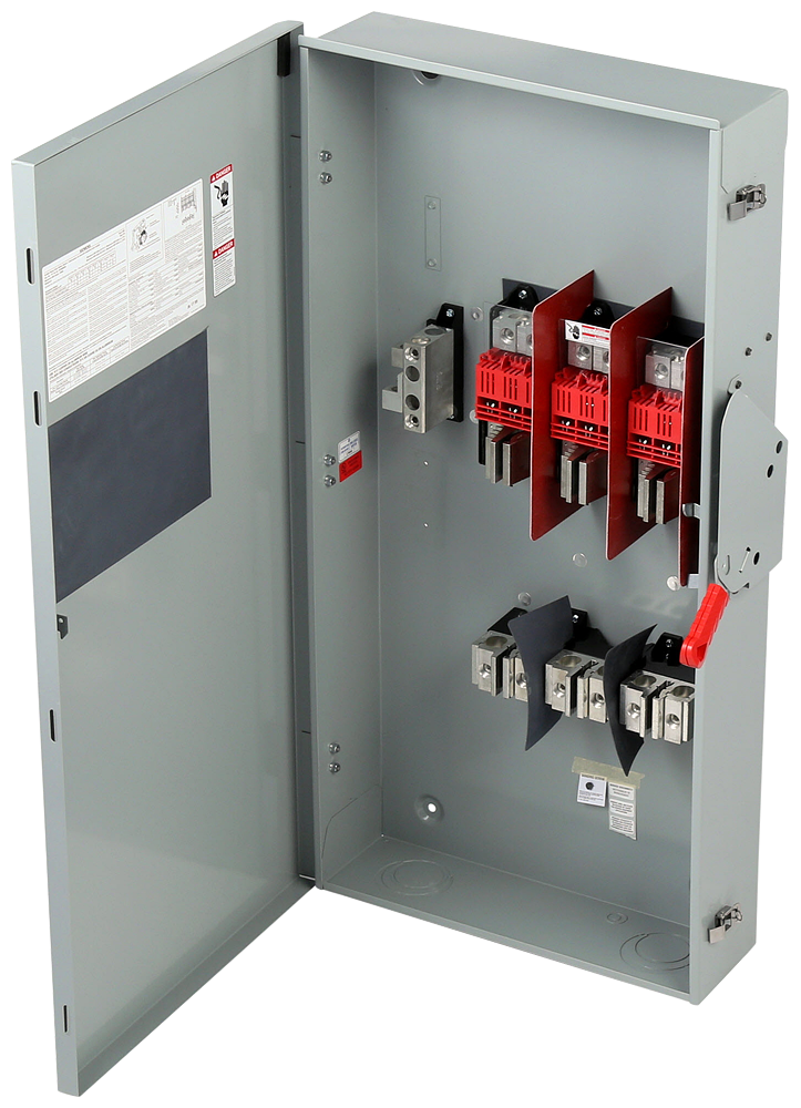 SIEMENS Siemens HF366NRA Type VBII Fusible Heavy Duty Single Throw Safety Switch With Neutral, 600 VAC, 600 A, 200 hp, 500 hp, 3 Poles