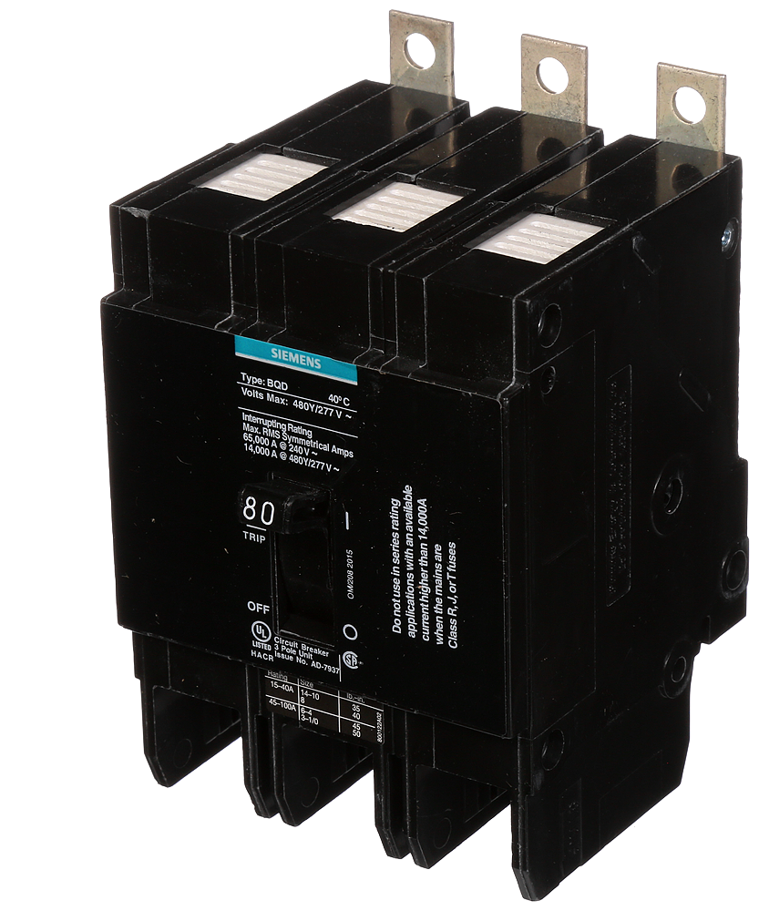 SIEMENS BQD380 CIRCUIT BREAKERS