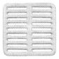 Sioux Chief 861-5I Cast Iron Arc Full Grate 12 Inch x 12 Inch