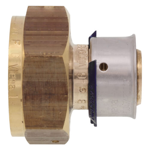 VIEGA Viega 96140 PureFlow Tail Piece, 3/4 x 1 in Nominal, Press x Female Union BSP End Style