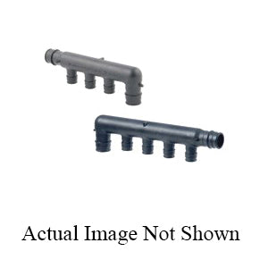 UPONOR Uponor Q2245577 ProPEX® 3/4 in. Plastic PEX Expansion Flow-Through Multi-Port 90° Elbow w/ (4) 1/2 PEX Expansion Outlets