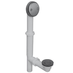 Watco 550-PP-PVC-CP Model 550 24 in. Plastic Push-Pull Drain in Chrome Plated