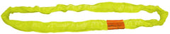 Lift-All EN90X6 Endless Round Sling, 6 ft, 8400 lb, Polyester, Yellow