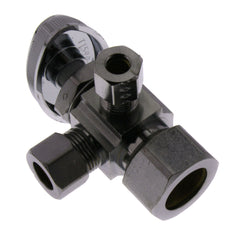 BrassCraft CR1900LXC1 Multi-Turn Dual Outlet Supply Angle Stop 1/2 x 3/8 x 1/4 in