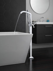 DELTA FAUCET Delta Faucet 357766-BLMPU-DST Stryke Two Handle Widespread Bathroom Sink Faucet in Matte Black