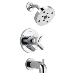 DELTA FAUCET Delta Faucet T17459 Trinsic One Handle Single Function Bathtub & Shower Faucet in Chrome Trim Only
