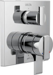 DELTA FAUCET Delta Faucet T27867 Angular Modern Monitor 17 Series Two Handle Pressure Balancing Valve Trim in Chrome