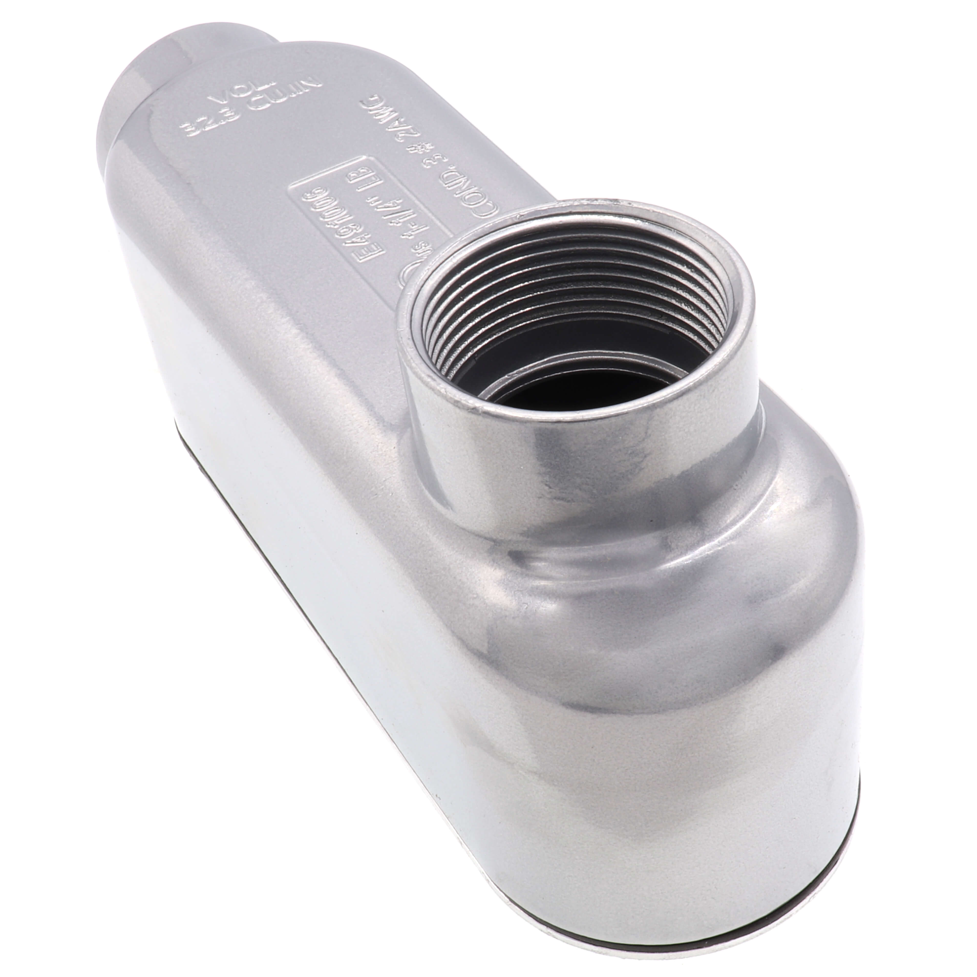 DIVERSITECH Southwire LB4CG Type LB Conduit Body With Cover and Gasket, 1-1/4 in Hub, Aluminum