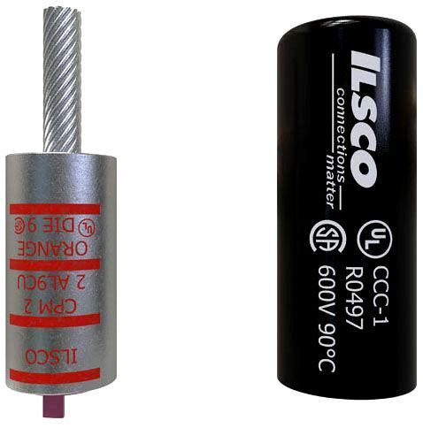 ILSCO ILSCO CPM-2 AL CPM 2 UL Power 2 AWG Cable Compression Connector