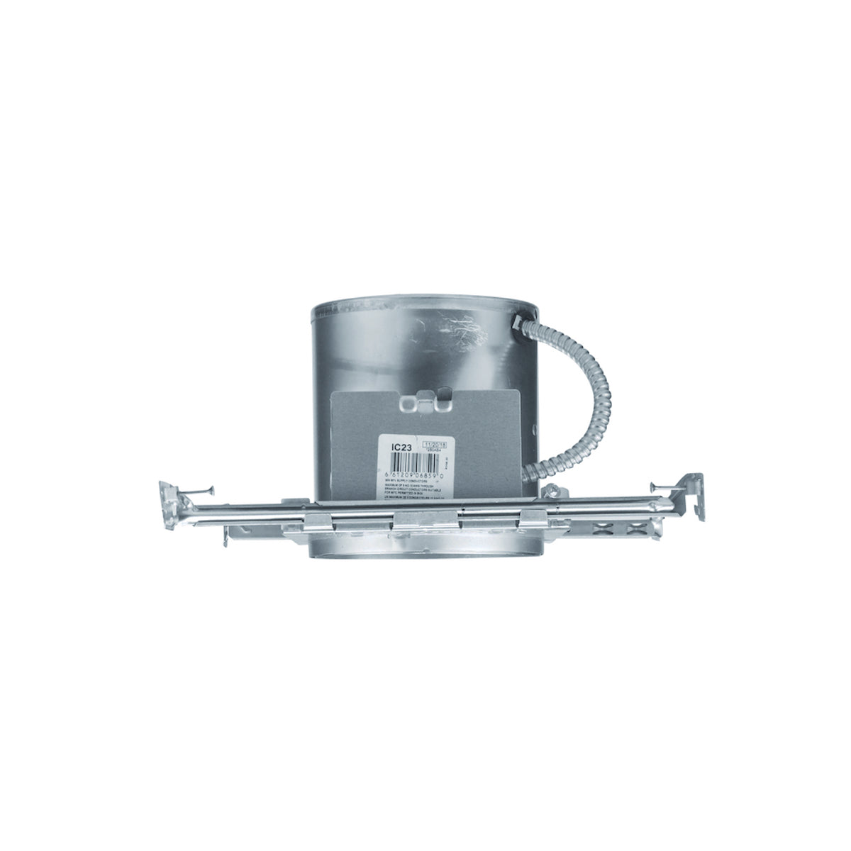 JUNO Juno IC23 W 6 inch No Socket Plate New Construction IC Housing with Push-In Electrical Connectors