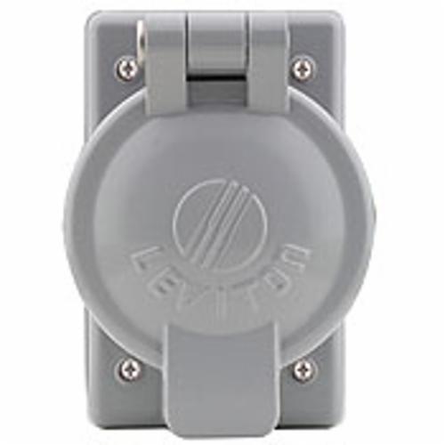 LEVITON Leviton 7770 Cover Plate for 50A Single Receptacles, 2.15 Inch Dia (Each)
