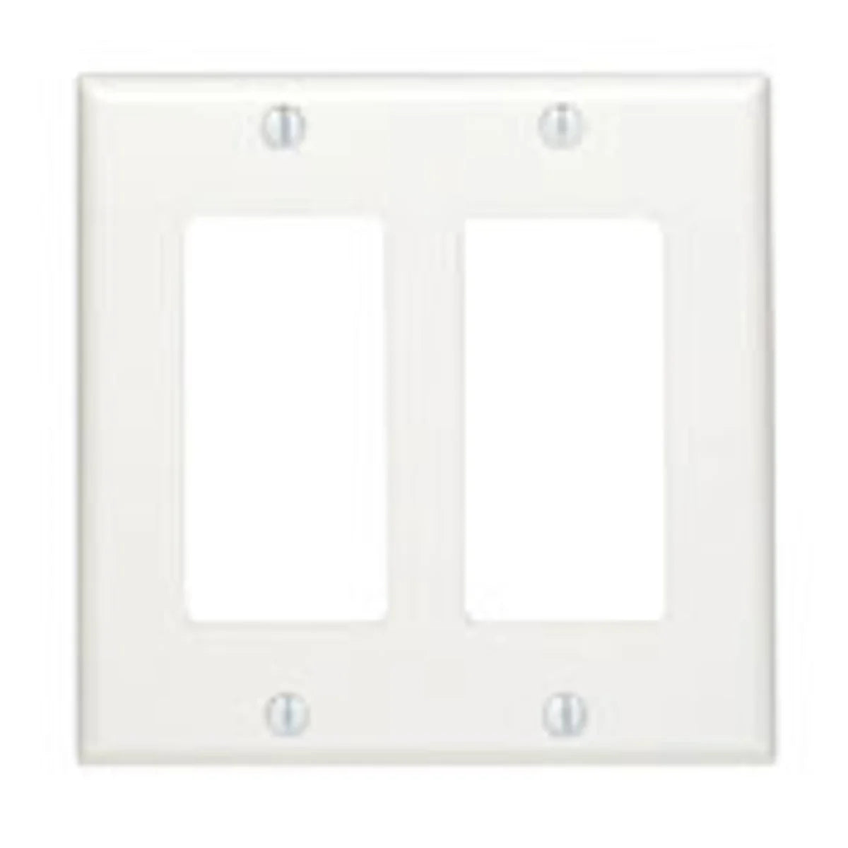 LEVITON Leviton 80409-N 2-Gang Standard Size Thermoplastic Nylon Brown GFCI Device Mount Decora Wallplate