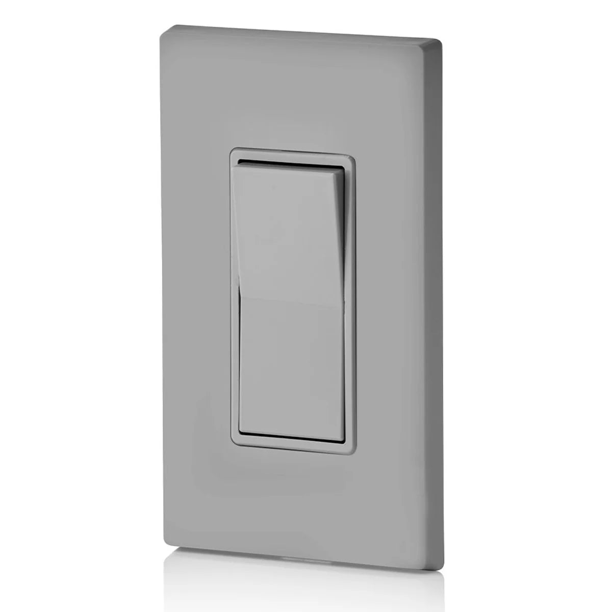 LEVITON Leviton 5603-2GY 120/277 VAC 15 Amp 2 Hp 3-Way Gray Thermoplastic Grounding Standard Rocker Decorator Quiet Switch