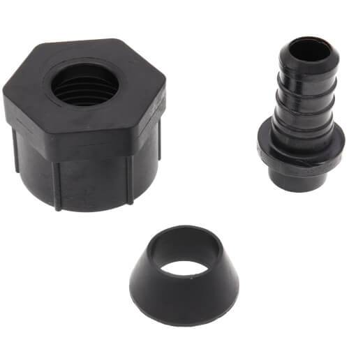 VIEGA Viega 43320 Model V5257 Adapter With Plastic Nut 1/2 in PEX Crimp x Closet