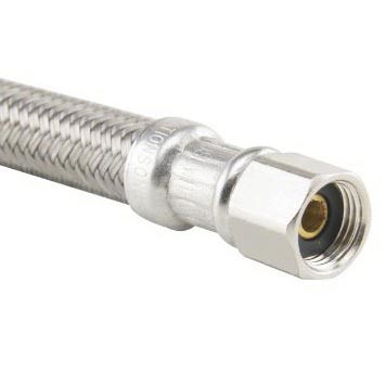 BRASSCRAFT BrassCraft B0-12IMF Speedi Plumb PLUS 1/4 x 12 in. Braided PVC Ice Maker Flexible Water Connector