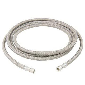 BRASSCRAFT BrassCraft B0-12IMF Speedi Plumb PLUS 1/4 x 12 in. Braided PVC Ice Maker Flexible Water Connector