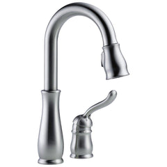 DELTA FAUCET Delta Faucet 9978-AR-DST Leland Single Handle Pull Down Bar Faucet in Arctic Stainless