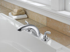 DELTA FAUCET Delta Faucet BT2710 Foundations Two Handle Roman Tub Faucet in Chrome (Trim Only)