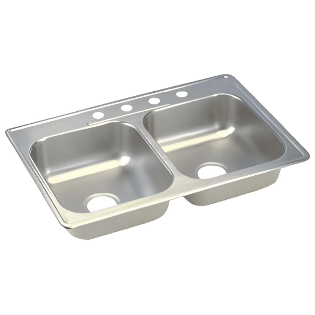 ELKAY Elkay D233224 Sink Kitchen Dayton Satin Rect 4 Top 2