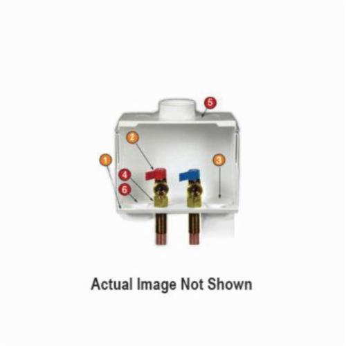 IPS CORPORATION IPS Corporation 82001 Du-All 10-3/16 in x 8-13/16 in x 3-3/8 in Washing Machine Wirsbo Supply Box