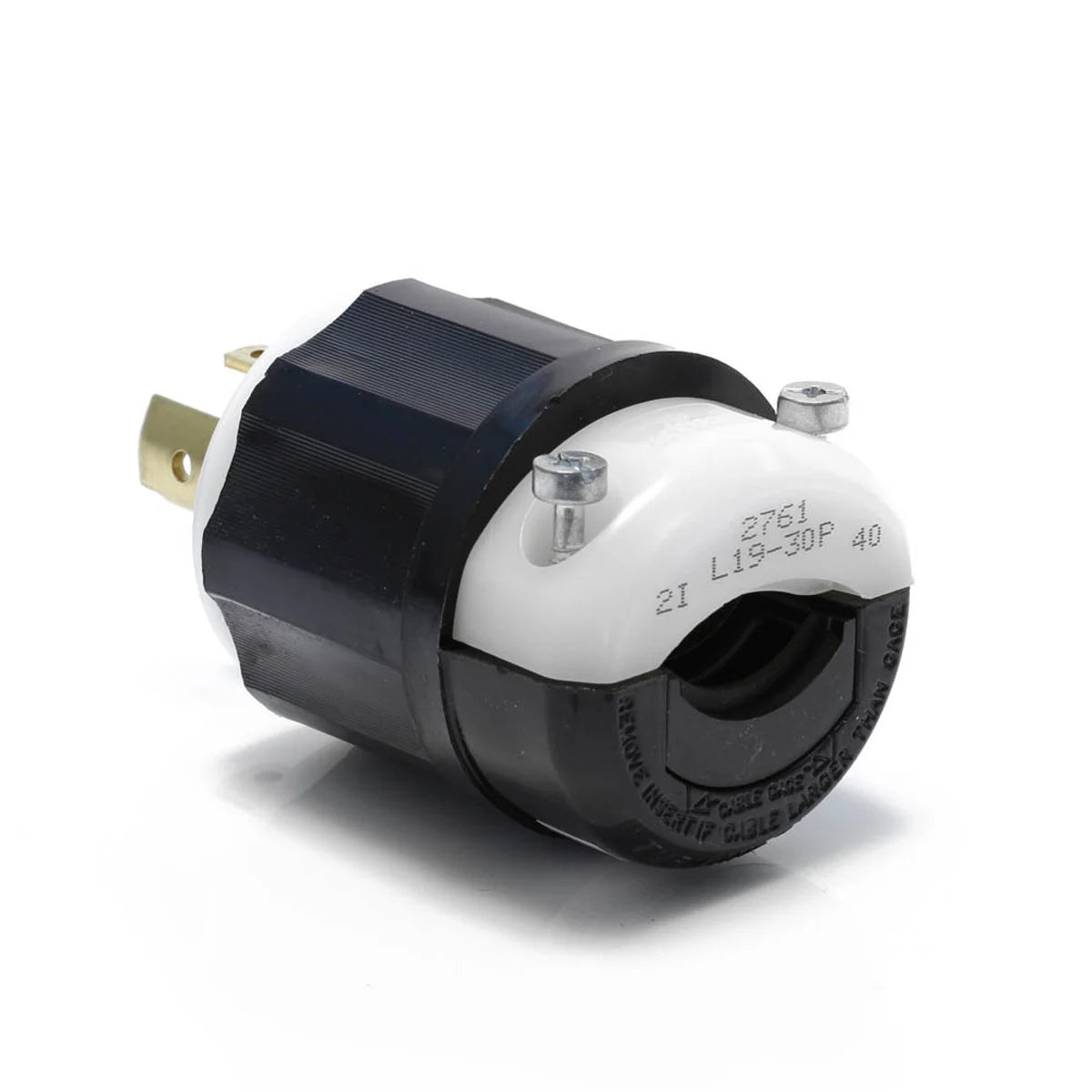 LEVITON Leviton 2761 Locking Plug 30 Amp 277/480 Volt NEMA L19-30P