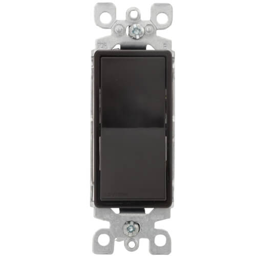 LEVITON Leviton 5601-2 AC Quiet Rocker Switch 120/277 VAC 15 Amp Brown