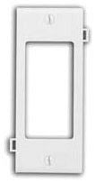 Leviton PSC26-W Combination Sectional GFCI Wallplate/Faceplate, 1 Gang, Thermoplastic Nylon, White