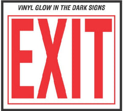 HILLMAN Hillman Fasteners 840200 Glow-in-the-dark Exit Sign 10 Pack