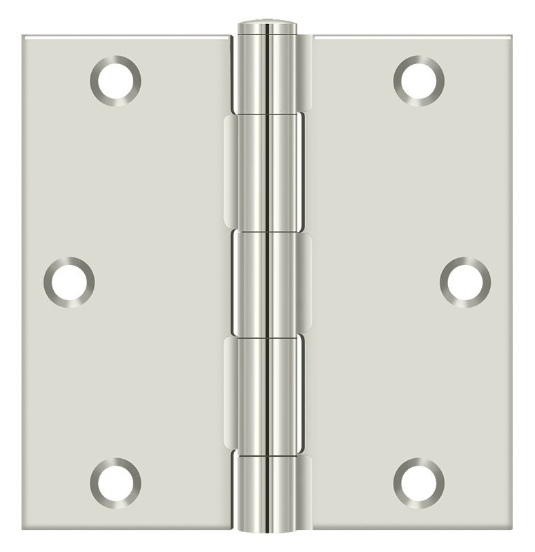 DELTANA Deltana S35U14-R Square Door Hinge 3.5in Bright Nickel