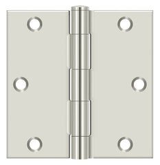DELTANA Deltana S35U14-R Square Door Hinge 3.5in Bright Nickel