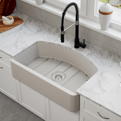 DAKOTA Dakota Plumbing Products GSE-QCA3320-W Farmhouse Kitchen Sink