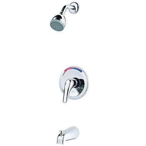 PFISTER Pfister LG89-0300 Pfirst Series One Handle Single Function Bathtub & Shower Faucet in Polished Chrome (Trim Only)