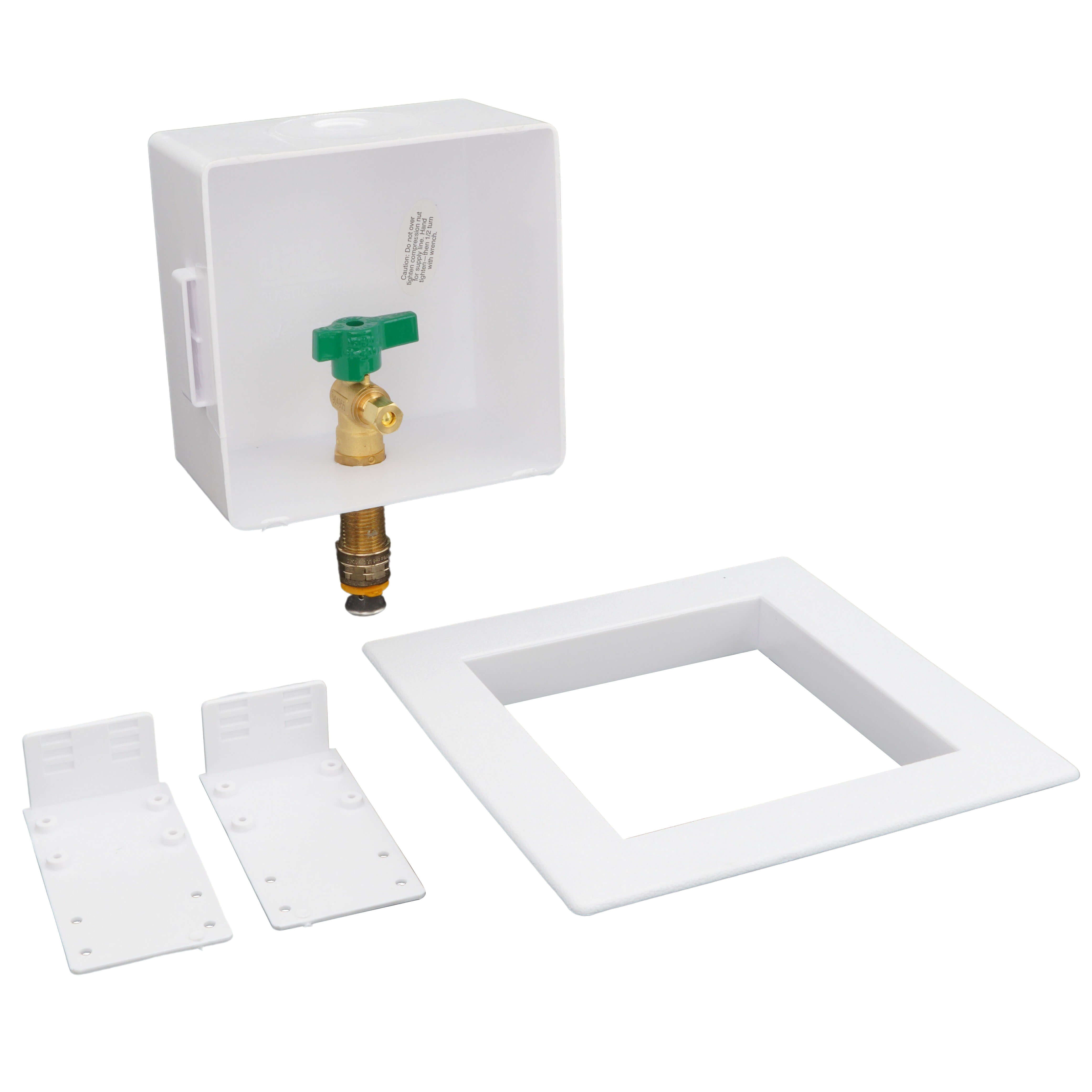 OATEY Oatey 38346 Square Quarter-Turn Viega PEX Press Ice Maker Supply Box