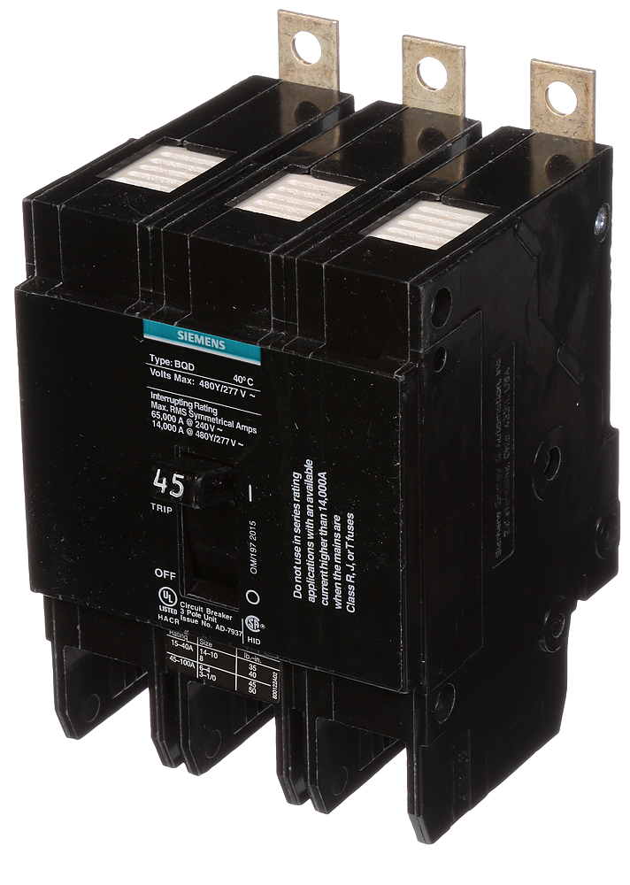 SIEMENS BQD345 CIRCUIT BREAKERS