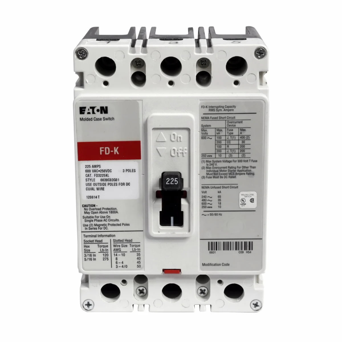 EATON FD3225 CIRCUIT BREAKERS