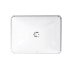 Kohler K-20000-96 Caxton 20-5/16 inch L x 15-3/4 inch W x 7-5/16 inch D 1-Basin Rectangular Vitreous China Bathroom Sink, Biscuit
