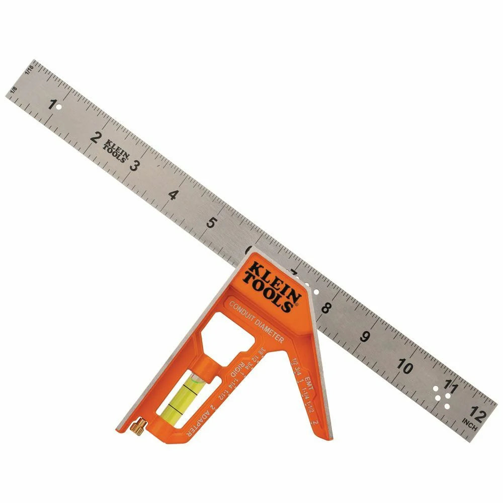 KLEIN TOOLS Klein Tools 935CSEL Electrician's Combination Square, 12-Inch