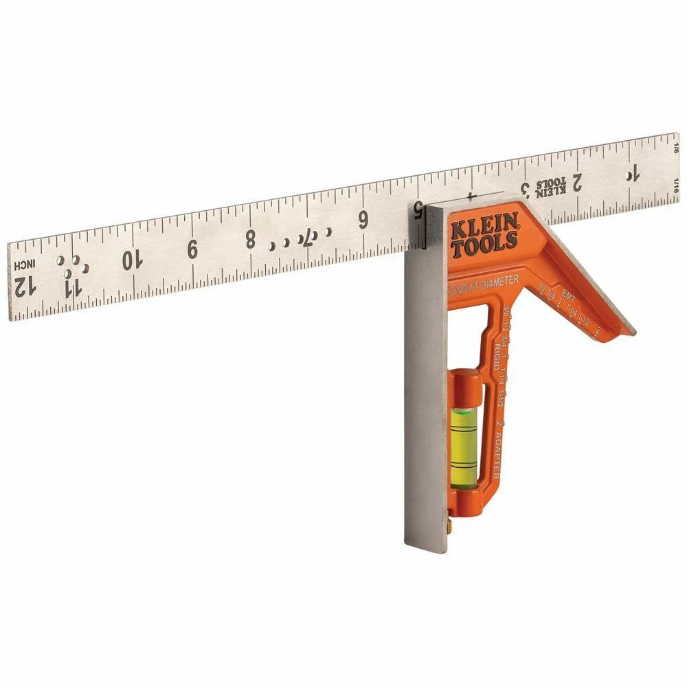 KLEIN TOOLS Klein Tools 935CSEL Electrician's Combination Square, 12-Inch