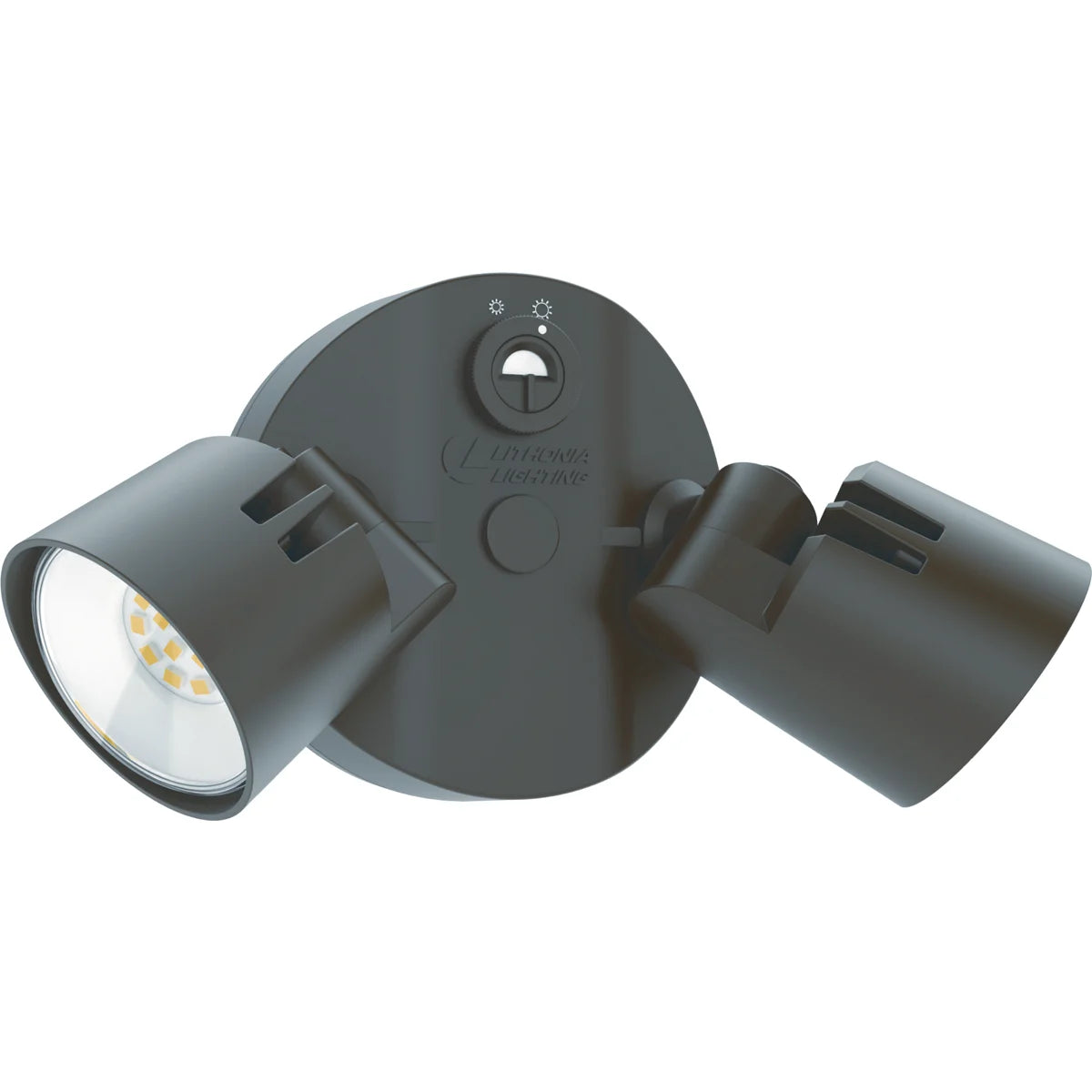 LITHONIA LIGHTING Lithonia Lighting HGXLED2RHALO40K120PEDDBM2 HomeGuard LED Security Flood Light 120 watts
