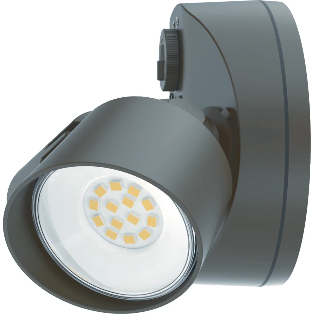 LITHONIA LIGHTING Lithonia Lighting HGXLED2RHALO40K120PEDDBM2 HomeGuard LED Security Flood Light 120 watts