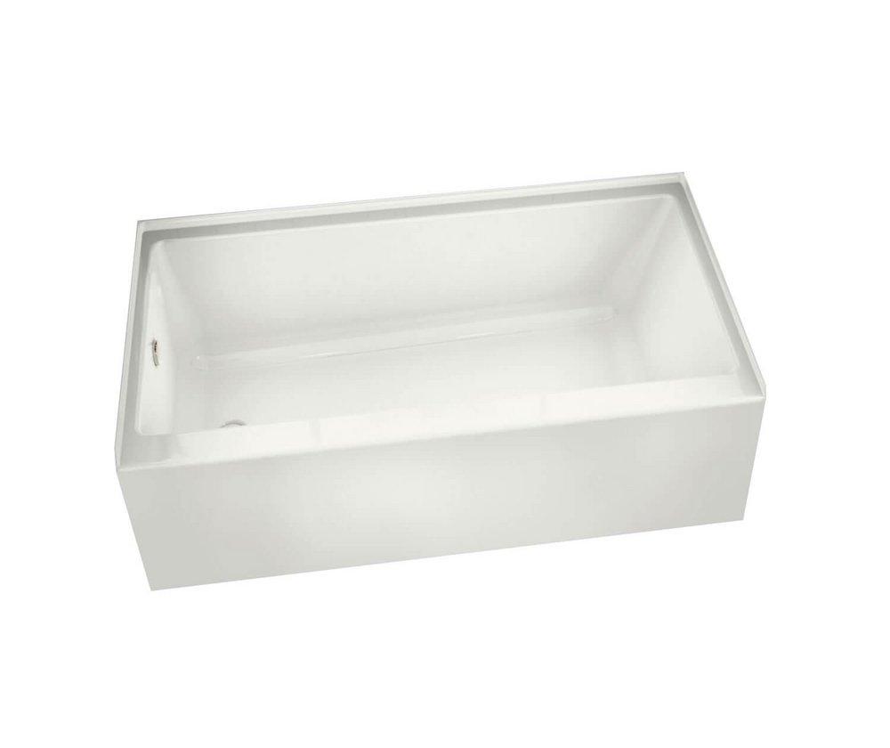 MAAX MAAX 105815-R-000-001 Rubix 59-3/4 in. x 30 in. Soaker Alcove Bathtub with Right Drain
