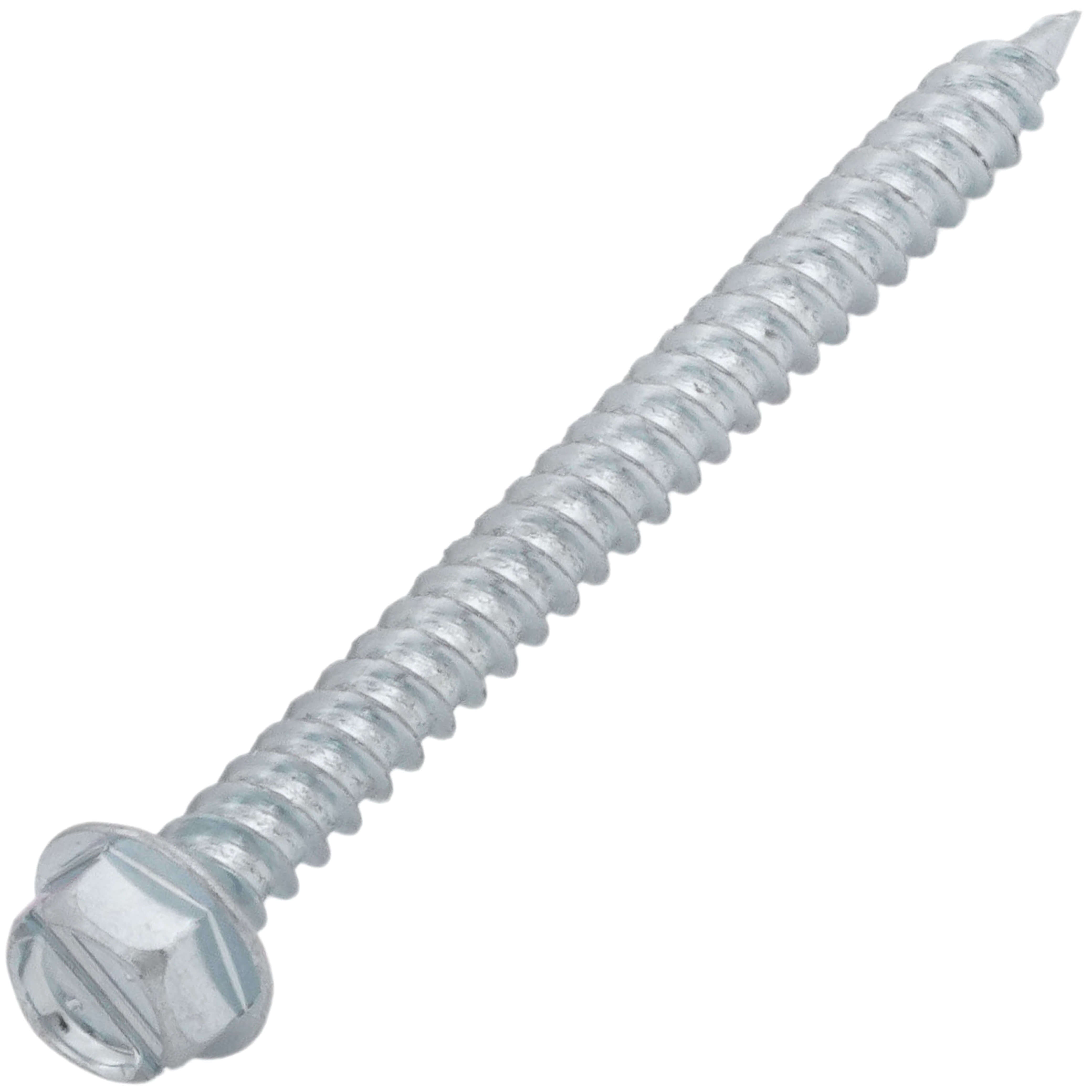 MALCO Malco HW8X2ZT 2 in. Hex Washer Slotted Screw 250 Pack