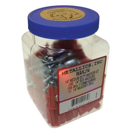 METALLICS WAKJ14 SCREWS, NUTS, & WASHERS