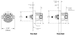 MOEN Moen S3371 ExactTemp 3/4 in. IPS Thermostatic Valve