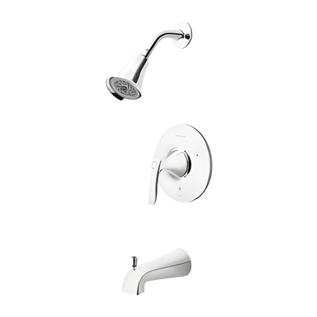 PFISTER Pfister LG89-8WRC Weller One Handle Single Function Bathtub & Shower Faucet in Polished Chrome (Trim Only)