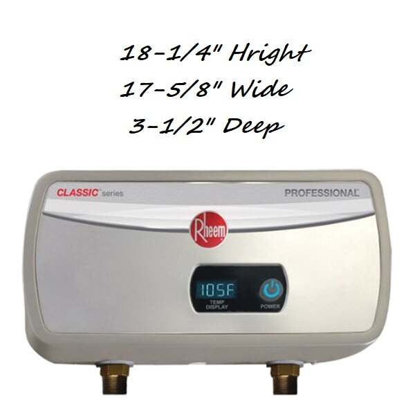RHEEM RTEX-27 TANKLESS WATER HEATERS